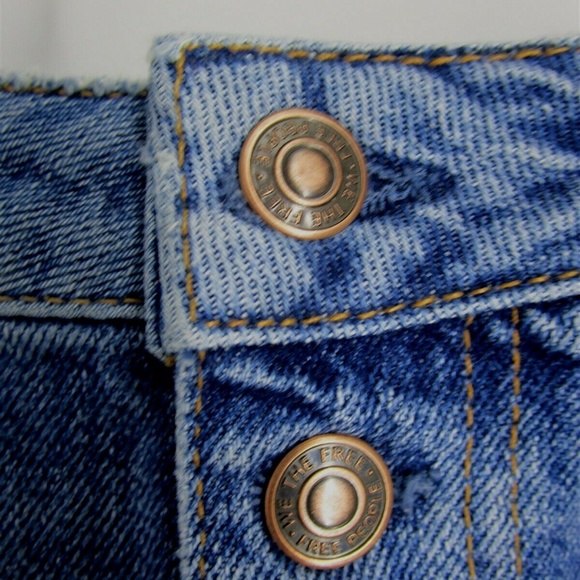 Free People Women's Mini A-Line Skirt Size 30 2510 - Picture 3 of 8